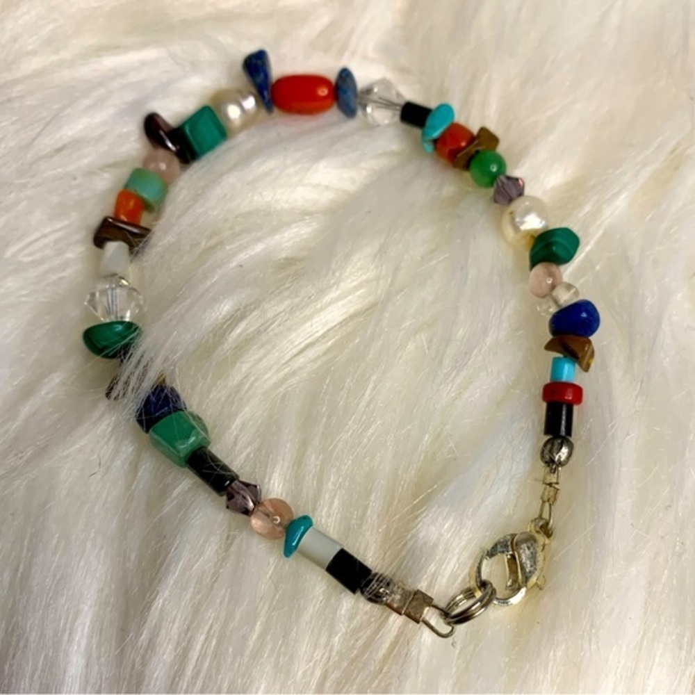 Multicolored Handmade Beaded Bracelet